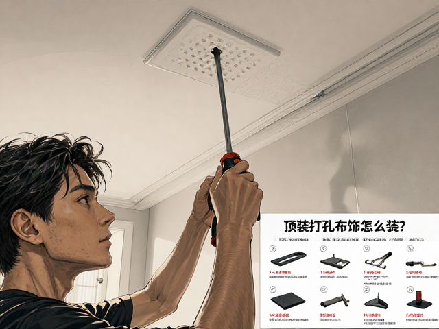 顶装打孔布饰怎么装？螺丝刀固定教程与避坑指南