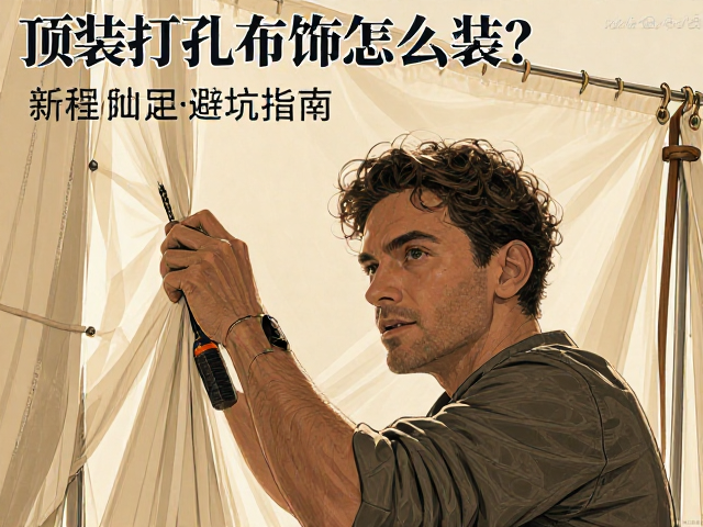 顶装打孔布饰怎么装？螺丝刀固定教程与避坑指南