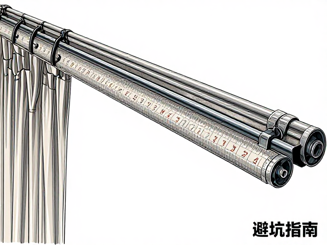 打孔式布饰制品搭配窗帘轨道怎么选？用卷尺精准测量避坑指南