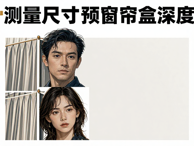 打孔窗帘怎么选？测量尺寸要预留窗帘盒深度，避坑指南