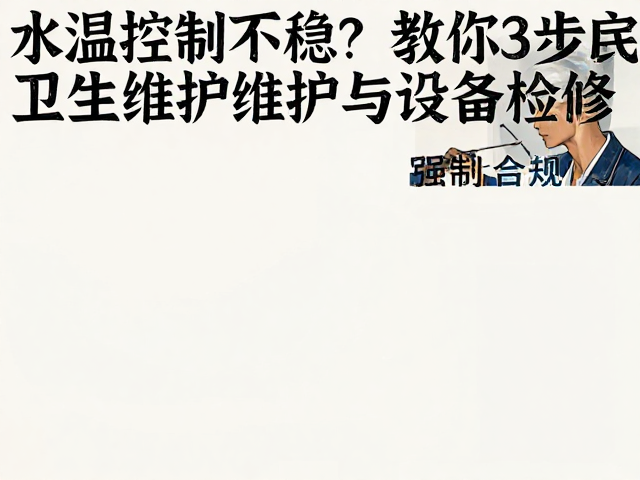 水温控制不稳?教你3步完成卫生维护与设备检修