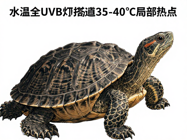 乌龟水温控制与UVB灯搭配，打造35-40℃局部热点，健康养龟指南