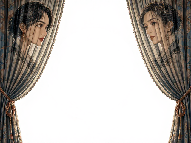中式典雅风窗帘纱帘套装，打造全屋风格统一的高级感