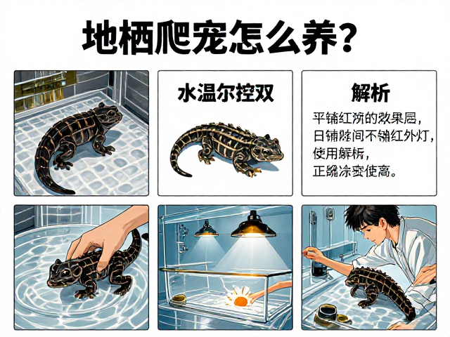 地栖爬宠怎么养?水温控制、平铺空间与红外灯使用全解析