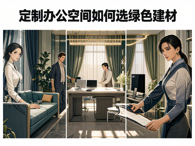 定制办公空间如何选绿色建材？花边流苏软装搭配指南