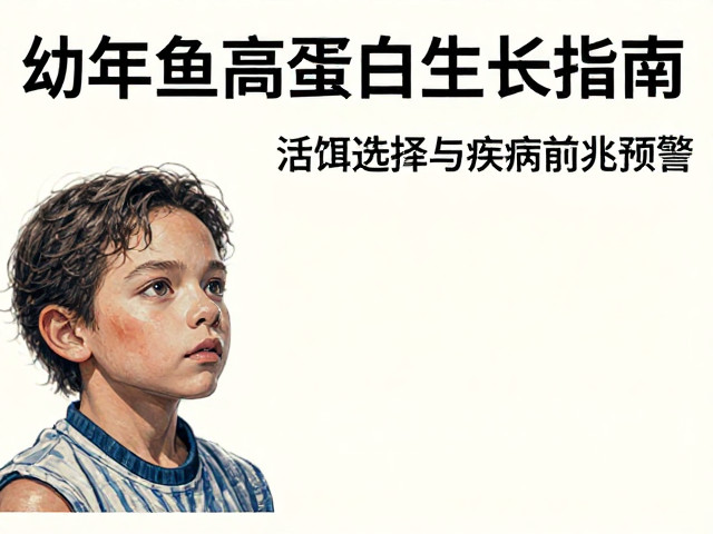 幼年鱼高蛋白生长指南，活饵选择与疾病前兆预警