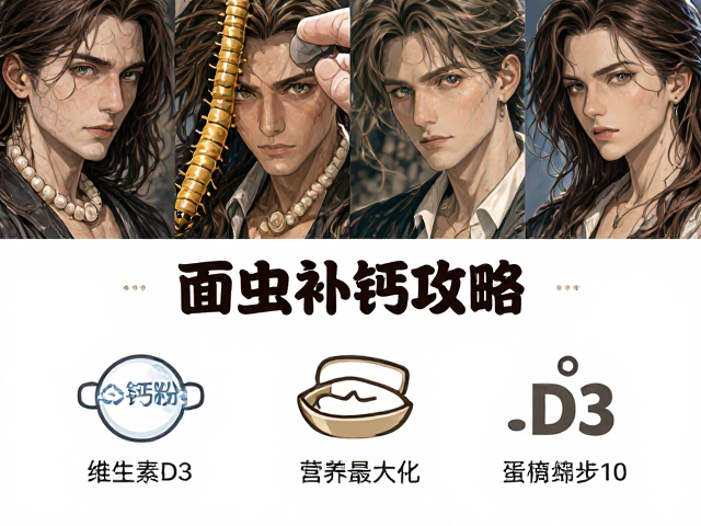 面包虫补钙攻略，搭配钙粉与维生素D3，活体饵料营养最大化