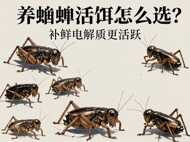 养蟋蟀活饵怎么选？补充电解质让蟋蟀更活跃