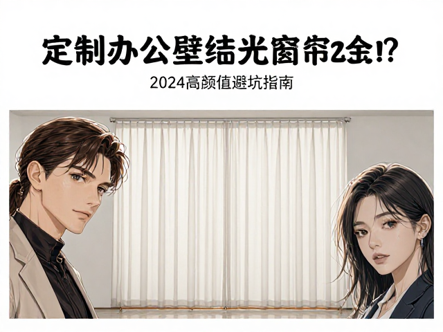 定制办公半遮光壁挂式窗帘怎么选？2024高颜值避坑指南