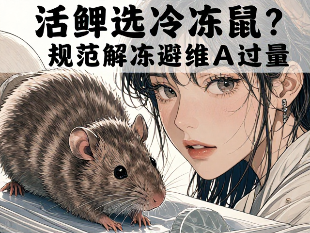 活饵选冷冻鼠？规范解冻避维A过量，养宠必看
