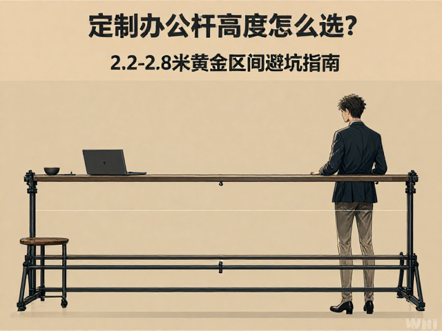 定制办公罗马杆高度怎么选？2.2-2.8米黄金区间避坑指南