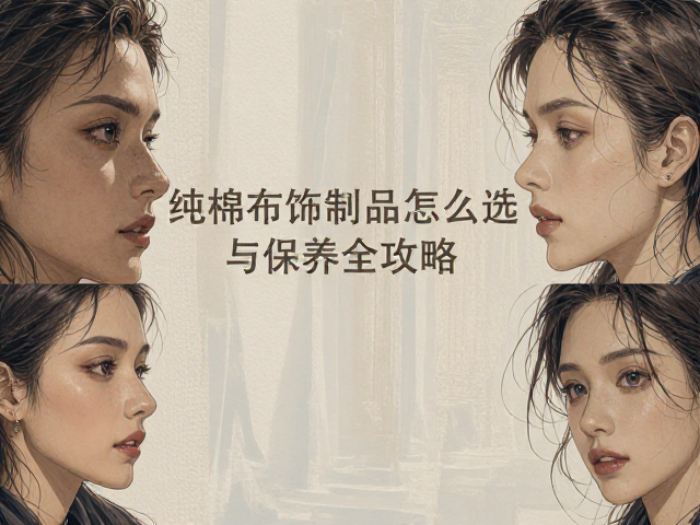 纯棉布饰制品怎么选？细腻顺滑触感与保养全攻略