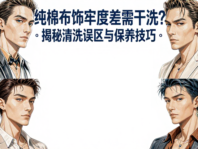 纯棉布饰色牢度差需干洗？揭秘清洗误区与保养技巧