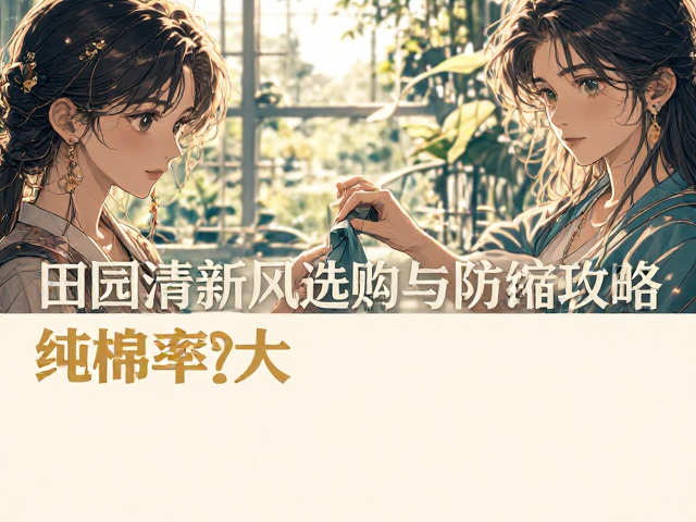 纯棉布饰缩水率大？田园清新风选购与防缩全攻略