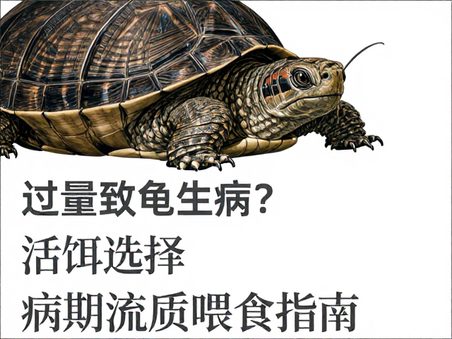 面包虫过量致龟生病?活饵选择与病期流质喂食指南