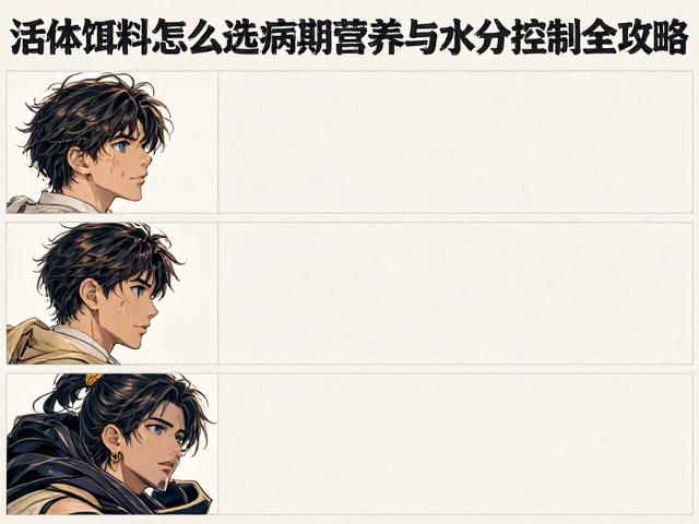 活体饵料怎么选?病期营养与水分控制全攻略