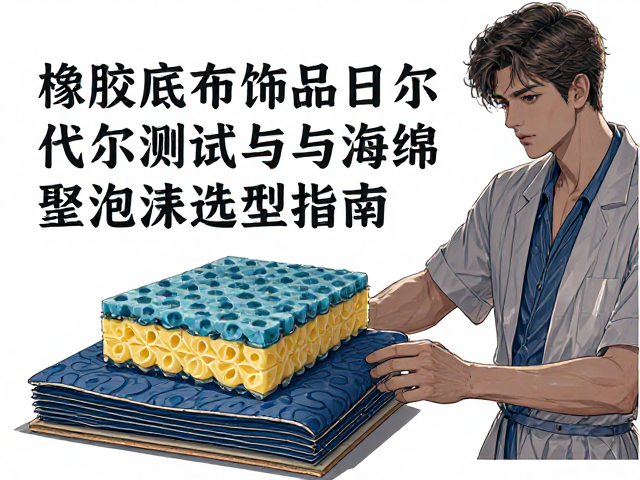 橡胶底布饰品马丁代尔耐磨测试与海绵聚氨酯泡沫选型指南