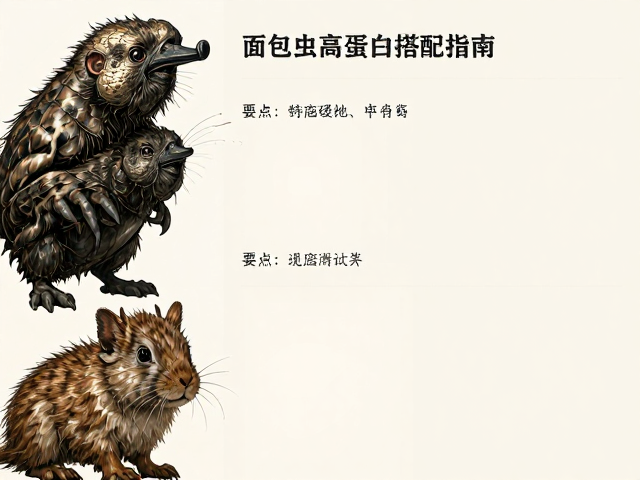 面包虫过量致宠物营养不良?陆栖动物活饵高蛋白搭配指南