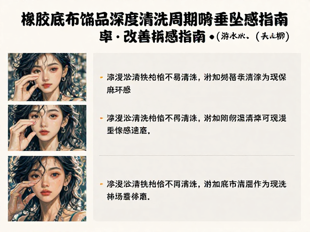 橡胶底布饰品深度清洗周期与改善垂坠感指南