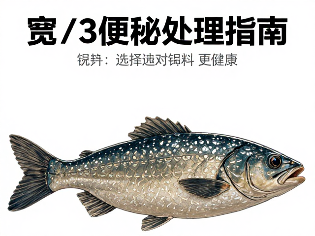 鱼身体宽1/3用活饵?便秘处理指南,选对饵料更健康