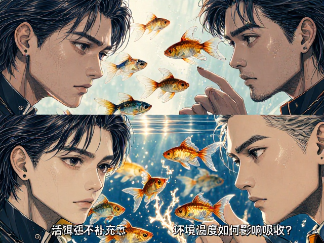 养鱼必看,活饵搭配钙质补充剂,环境温度如何影响吸收?
