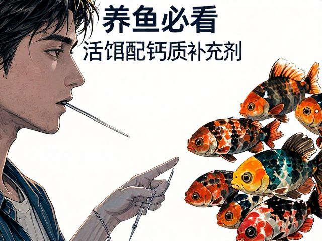 养鱼必看,活饵搭配钙质补充剂,环境温度如何影响吸收?