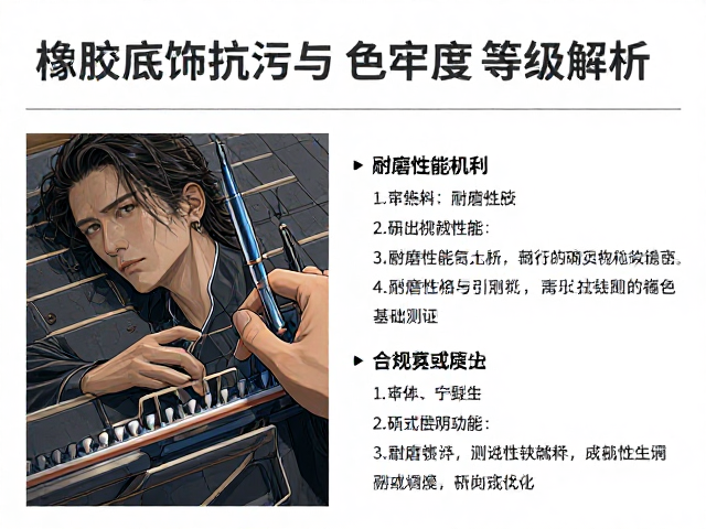 橡胶底布饰制品耐磨抗污与色牢度等级解析，提升产品核心竞争力