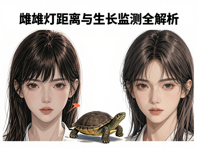 龟苗饲养指南,雌雄分辨、加热灯距离与生长监测全解析