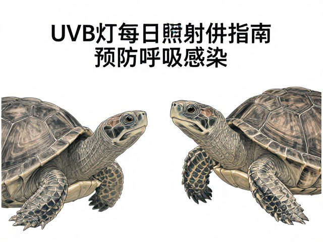 乌龟雌雄分辨与UVB灯每日照射指南,预防呼吸道感染