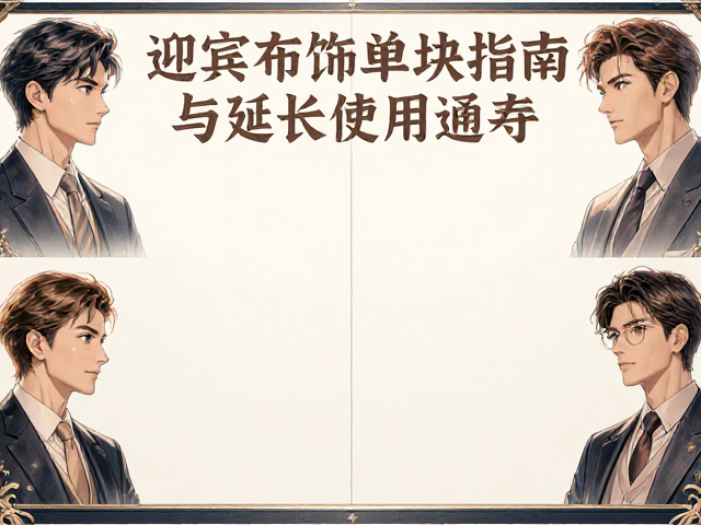 前台迎宾布饰单块更换与避光维护指南,延长使用寿命