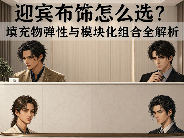 前台迎宾布饰怎么选？填充物回弹性与模块化组合全解析