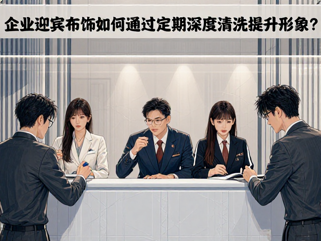 企业职员必看，前台迎宾布饰如何通过定期深度清洗提升形象？