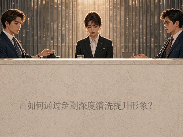 企业职员必看，前台迎宾布饰如何通过定期深度清洗提升形象？