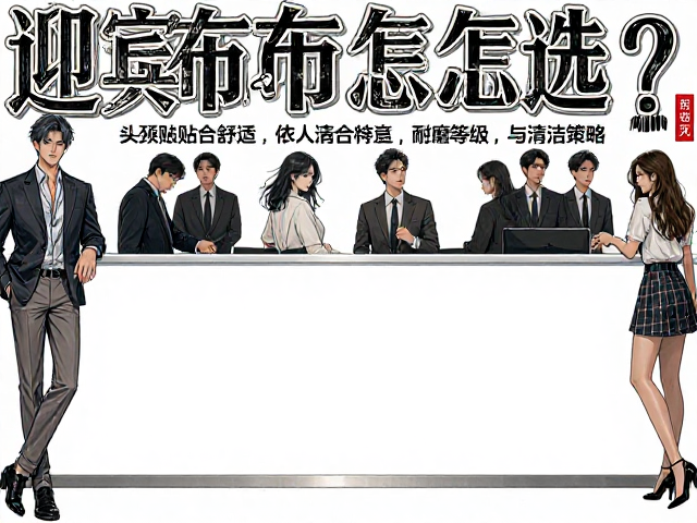 前台迎宾布饰怎么选？头颈贴合舒适，依人流密度定耐磨