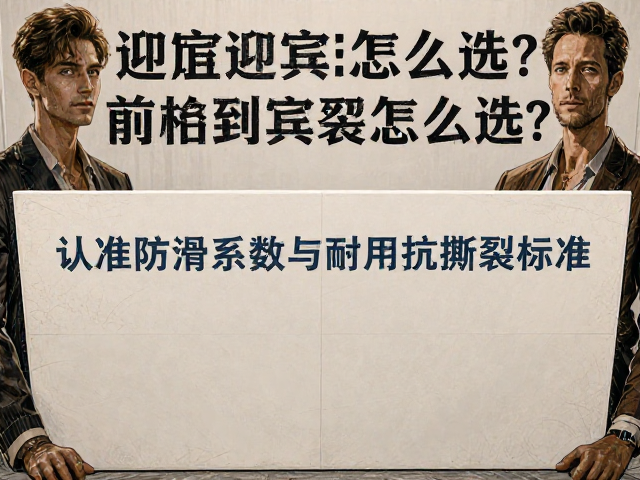 前台迎宾布饰怎么选？认准防滑系数与耐用抗撕裂标准