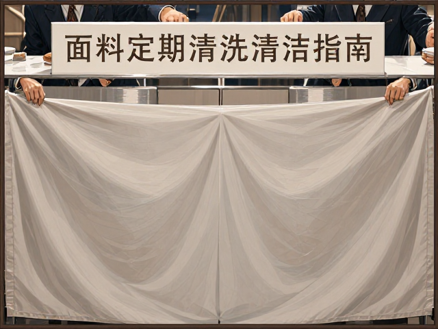 前台迎宾布饰清洁指南，面料定期清洗与避光养护技巧
