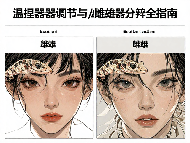 睫角守宫夜行习性解析,温控器调节与雌雄分辨全指南