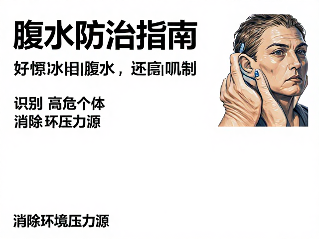 腹水防治指南，识别高危个体，消除环境压力源