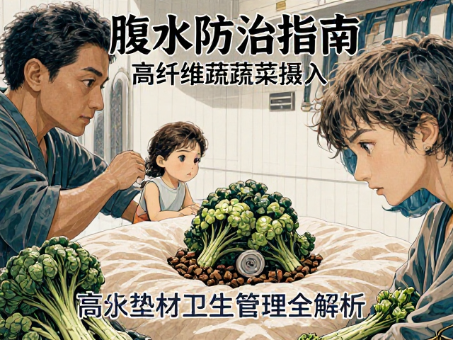 腹水防治指南,高纤维蔬菜摄入与垫材卫生管理全解析