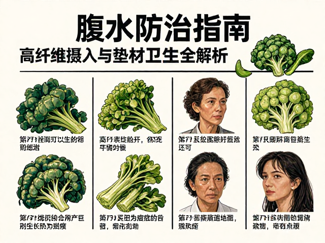 腹水防治指南,高纤维蔬菜摄入与垫材卫生管理全解析