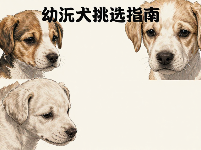 幼犬挑选指南，避开嗜睡不动，确认骨骼未闭合选健康个体