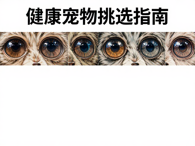 健康宠物挑选指南，眼睛明亮无浑浊，一眼看懂品相等级与定价