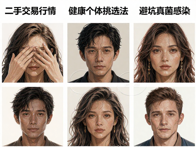 二手交易行情,健康个体挑选法,避坑无真菌感染