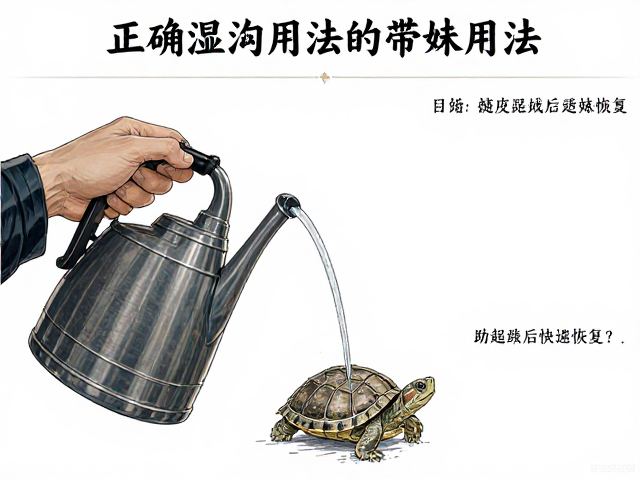 新手必看，喷壶正确用法，助龟蜕皮后快速恢复
