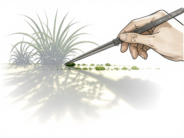 苔藓饲养缸怎么造景?专业镊子使用技巧与避坑指南