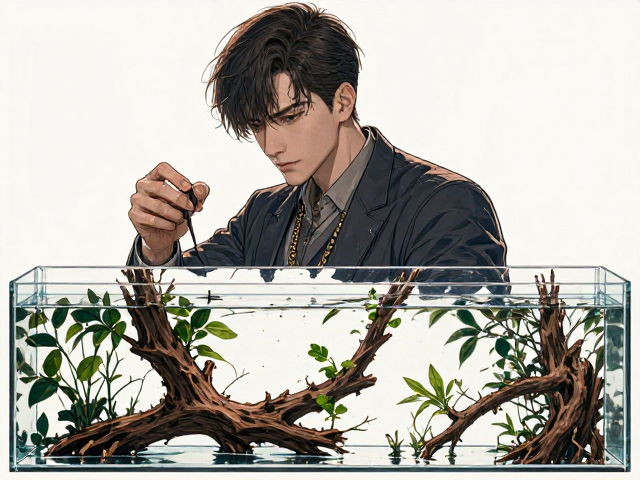 饲养缸搭配浮木树枝,如何根据成体大小精准匹配尺寸?