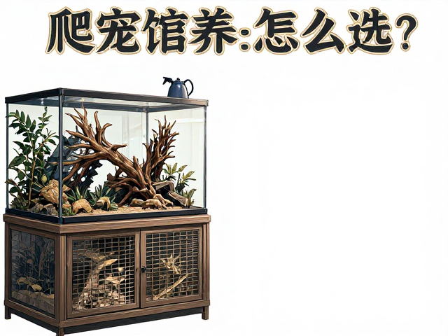 爬宠饲养缸怎么选？搭配喷壶与木质柜打造完美生态造景