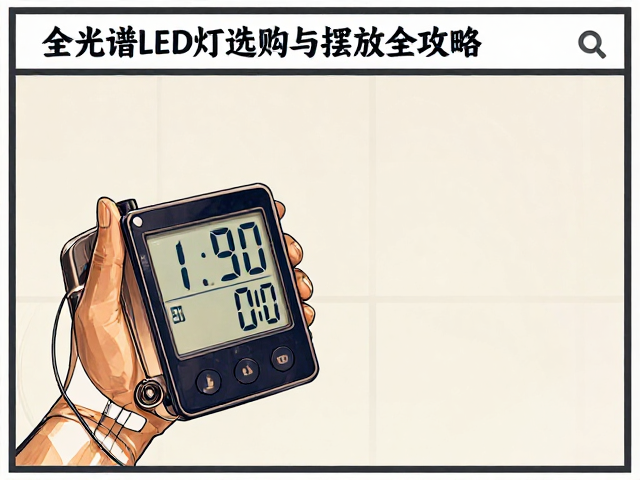 饲养缸怎么配湿度计?全光谱LED灯选购与摆放全攻略