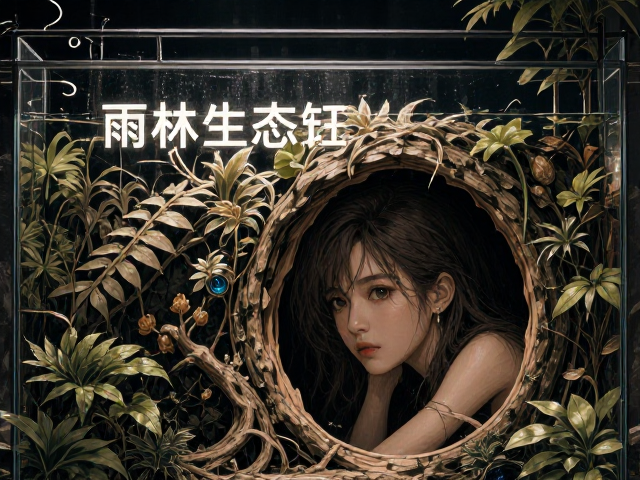 饲养缸造景,树洞躲避屋,自动喷雾系统,打造雨林生态缸指南