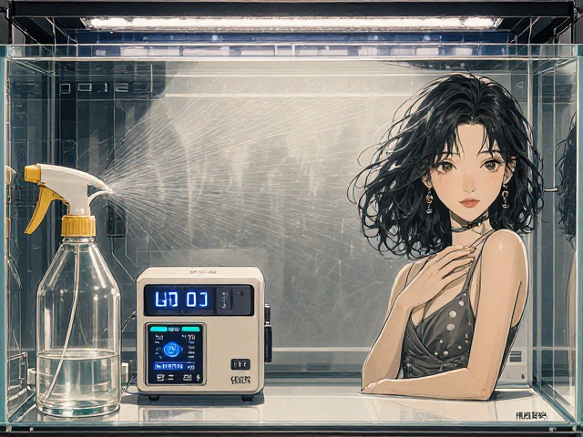 饲养缸搭配环境传感器与喷雾瓶,打造恒温高湿完美生态